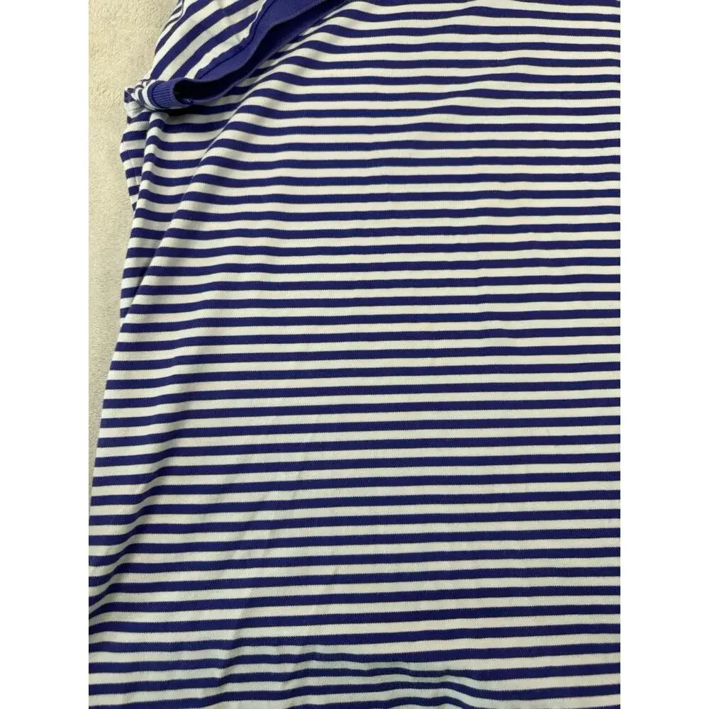 Polo Golf Ralph Lauren Men’s XXL Pro Fit Blue White Stripe Golf Polo Shirt